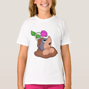 T-shirt Fleur Mole Earth