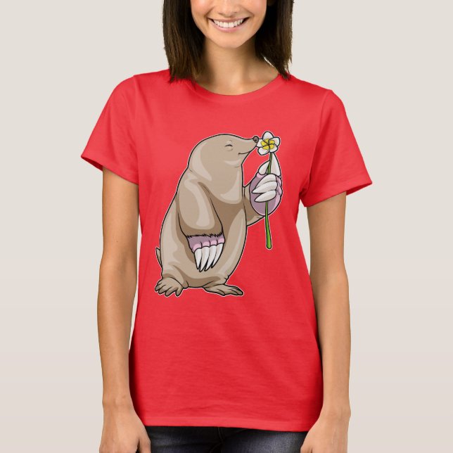 T-shirt Fleur Mole Plumeria (Devant)