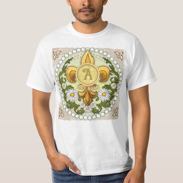 T-shirt Fleur Monogramme (Devant)