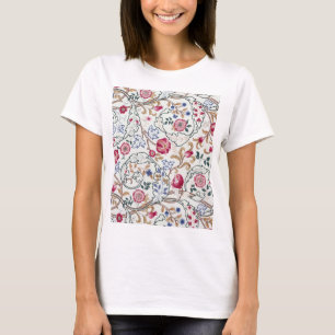 T-shirt Fleur, motif floral, William Morris