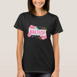 T-shirt Fleur Nail Tech