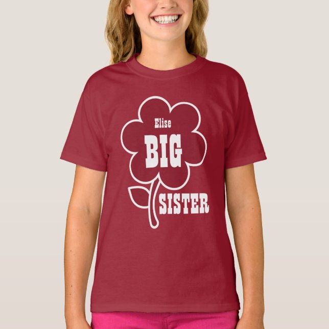 T-shirt Fleur nommée faite sur commande mignonne V05 de (Devant)