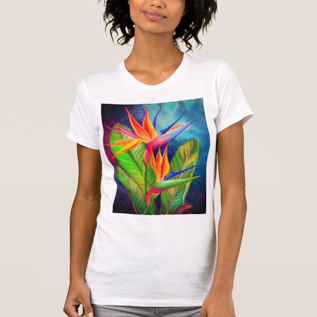 T-shirt Fleur Oiseau du Paradis (Devant)
