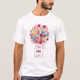 T-shirt Fleur Omi Ever Fleur d'Art pour les femmes Grand-m