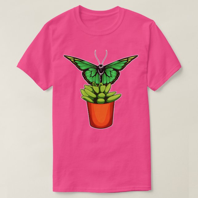 T-shirt Fleur Plante papillon (Design devant)
