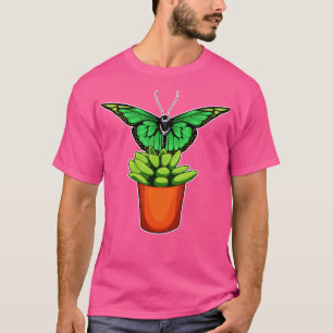 T-shirt Fleur Plante papillon
