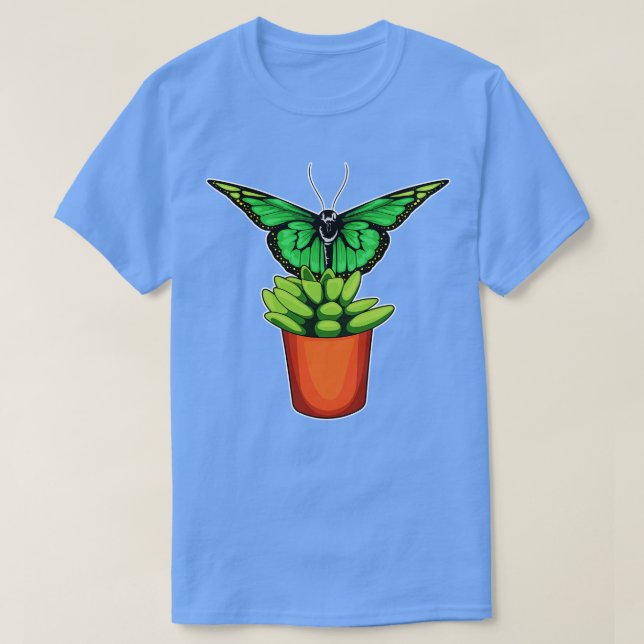 T-shirt Fleur Plante papillon (Design devant)