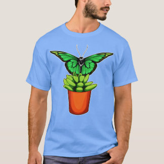 T-shirt Fleur Plante papillon