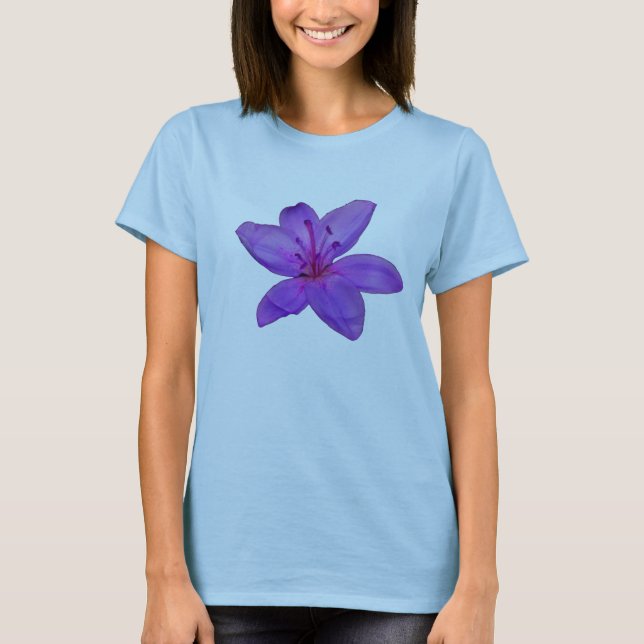 T-shirt Fleur pourpre (Devant)