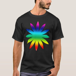 T-shirt Fleur rétro