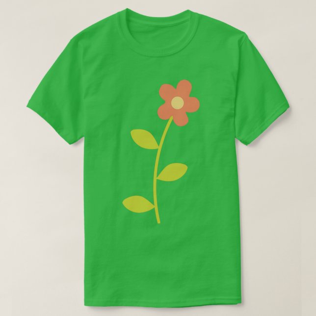 T-shirt Fleur rose (Design devant)