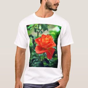 T-shirt Fleur rose de la nature