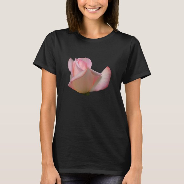 T-shirt Fleur rose Rosebud (Devant)