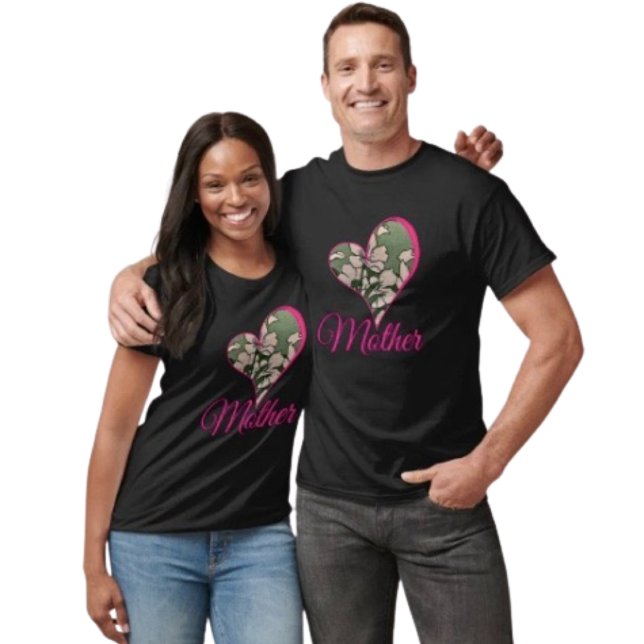 T-shirt Fleur Rose Verte (Celebrate Mom with a tee he’ll love to wear—perfect for family photos and Mother’s Day fun. 

)