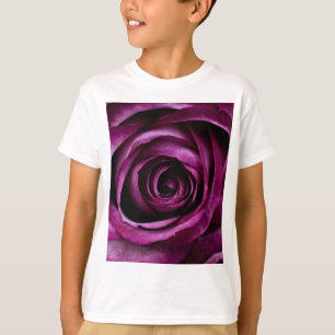 T-shirt Fleur Rose violet