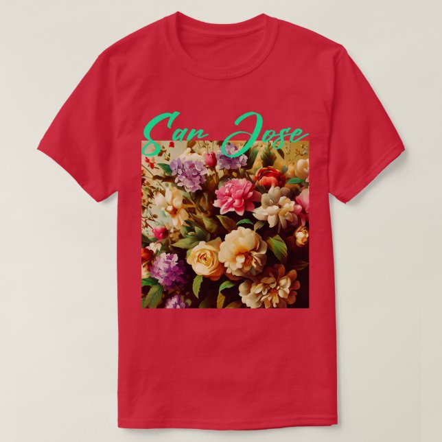 T-shirt Fleur San Jose (Design devant)