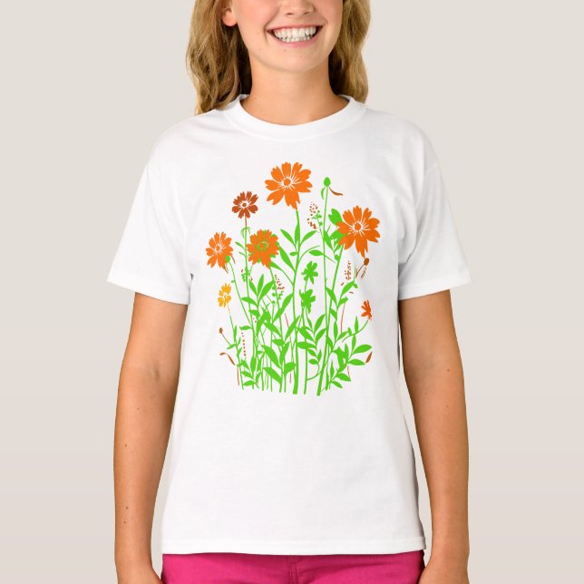 T-shirt Fleur sauvage-79156 (Devant)