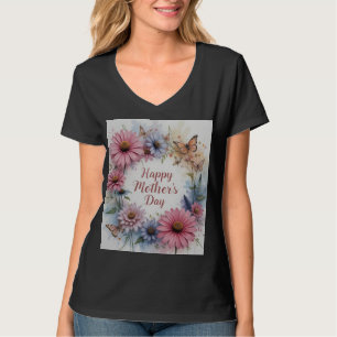 T-shirt Fleur sauvage Bonne fête des mères