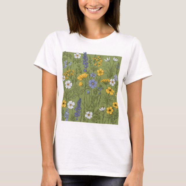 T-shirt Fleur sauvage Harmony Tee (Devant)