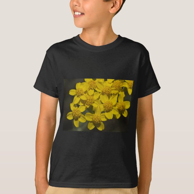 T-shirt Fleur sauvage jaune (Devant)