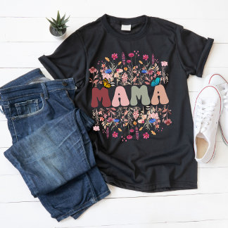 T-shirt Fleur sauvage mama floral