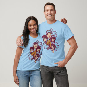 T-shirt Fleur Scooby-Doo de Paisely et la bande