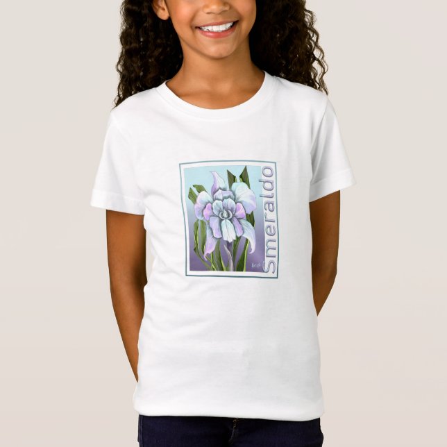 T-Shirt Fleur Smeraldo (Devant)