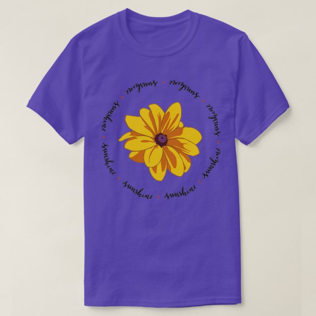 T-shirt Fleur soleil (Design devant)