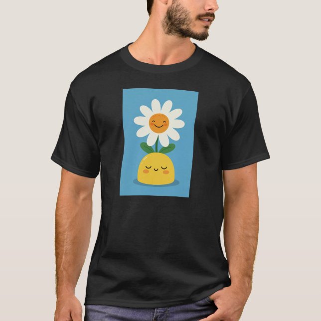 T-shirt Fleur souriante (Devant)