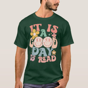 T-shirt Fleur super Nationale Lire Un Livre Jour Mignonne