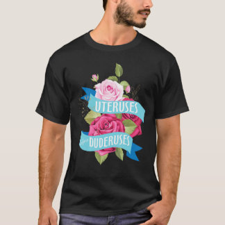 T-shirt Fleur Utérus Cute