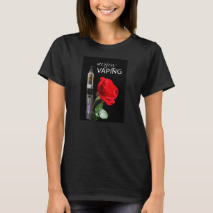 T-shirt Fleur Vapeur et rose