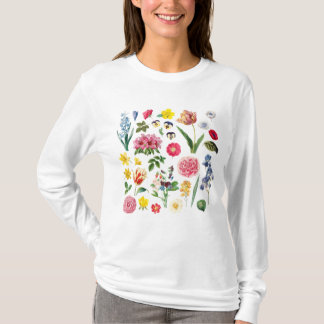 T-shirt Fleur vintage, Botanique Vintage, Fleur sauvage