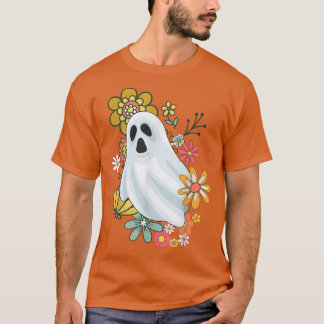 T-shirt Fleur Vintage Rétro Super Halloween Costume mignon