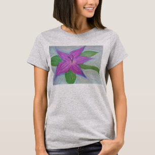 T-shirt Fleur violette aléatoire par Sky Boivin
