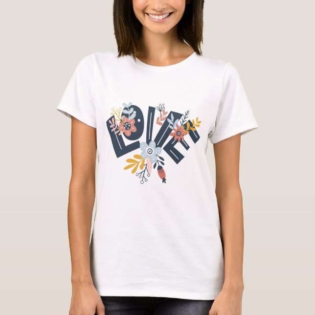 T-shirt fleuri (Devant)