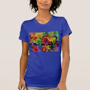 T-shirt fleuri multicolore (Lapis)