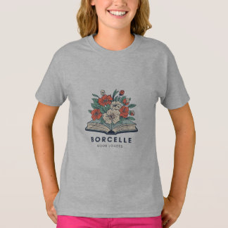 T-shirt Fleurie Livre Ouvert Littéraire