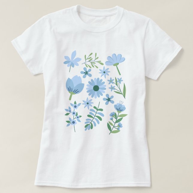 T-shirt Fleurs (Design devant)