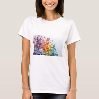 T-shirt fleurs