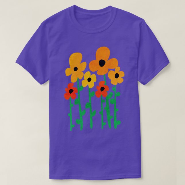 T-shirt fleurs (Design devant)