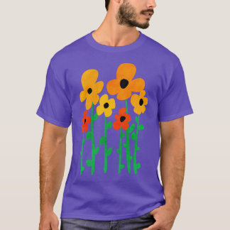 T-shirt fleurs