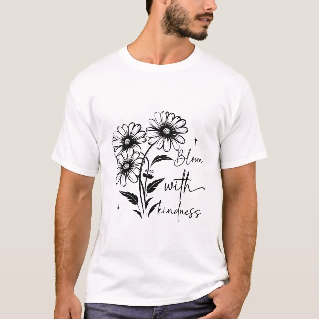 T-shirt fleurs (Devant)