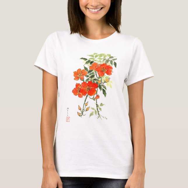 T-shirt Fleurs 02 d'OKASAN (Devant)
