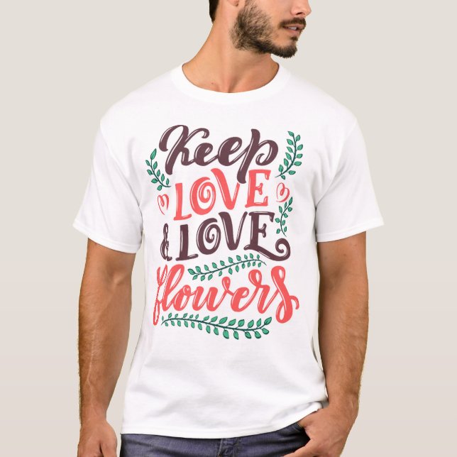 T-shirt fleurs 8 (Devant)