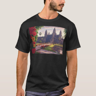 T-shirt Fleurs Angkor Vat II