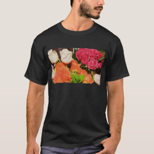 T-shirt Fleurs arrangements Mariage Fête Destinée colorée