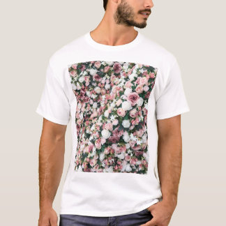 T-shirt Fleurs artificielles colorées : arrière - plan vib