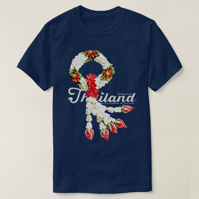 T-shirt Fleurs autochtones de Thaïlande (Design devant)