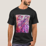 T-shirt FLEURS BLANCHES rose vif pourpre blanc<br><div class="desc">Fleurs et fleurs colorées au printemps .Aquarelle peinture avec feuille dorée et argent.</div>